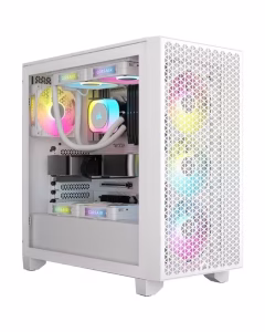 Powered by iCUE - AMD Ryzen 5 9600X - RX 9060 XT