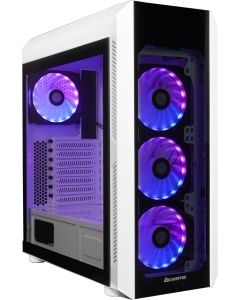 Chieftec Gamer GL-03B Scorpion 3 RGB, weiß, Glasfenster