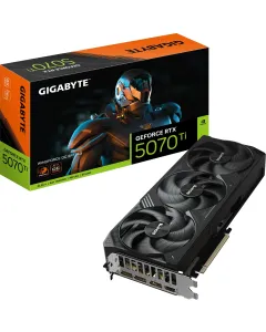 GIGABYTE GeForce RTX 5070 Ti Windforce OC SFF 16G, 16GB GDDR7, HDMI, 3x DP